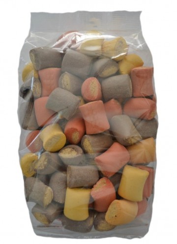 Mergkoekjesgemengd 500gram verpakking wxh